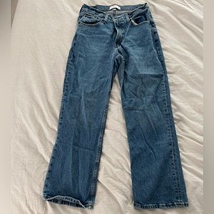 Abercrombie and Fitch Curve Love The Baggy Mid Rise Jeans size 28 short